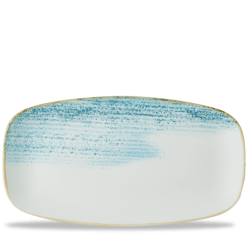 Homespun Accents Aquamarine rectangular plate, 298x153mm