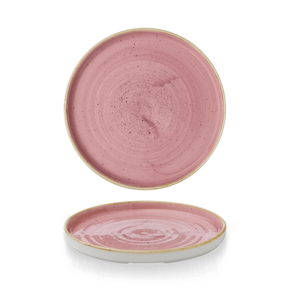 Tallrik med hög kant Petal Pink, 210 mm