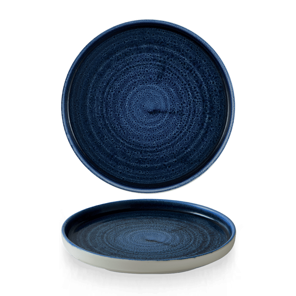 Tallrik med hög kant Plume Ultramarine, 260 mm