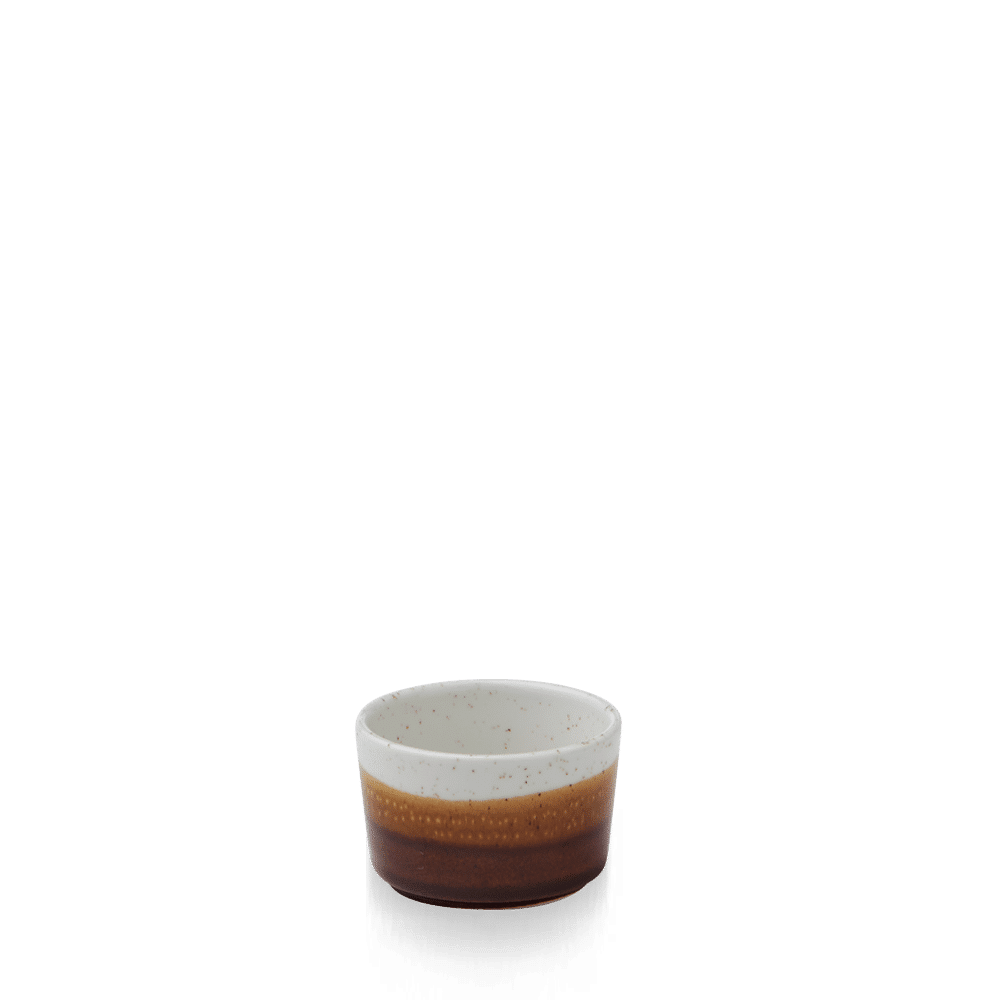Nourish Siena Barley White dip pot, 75mm