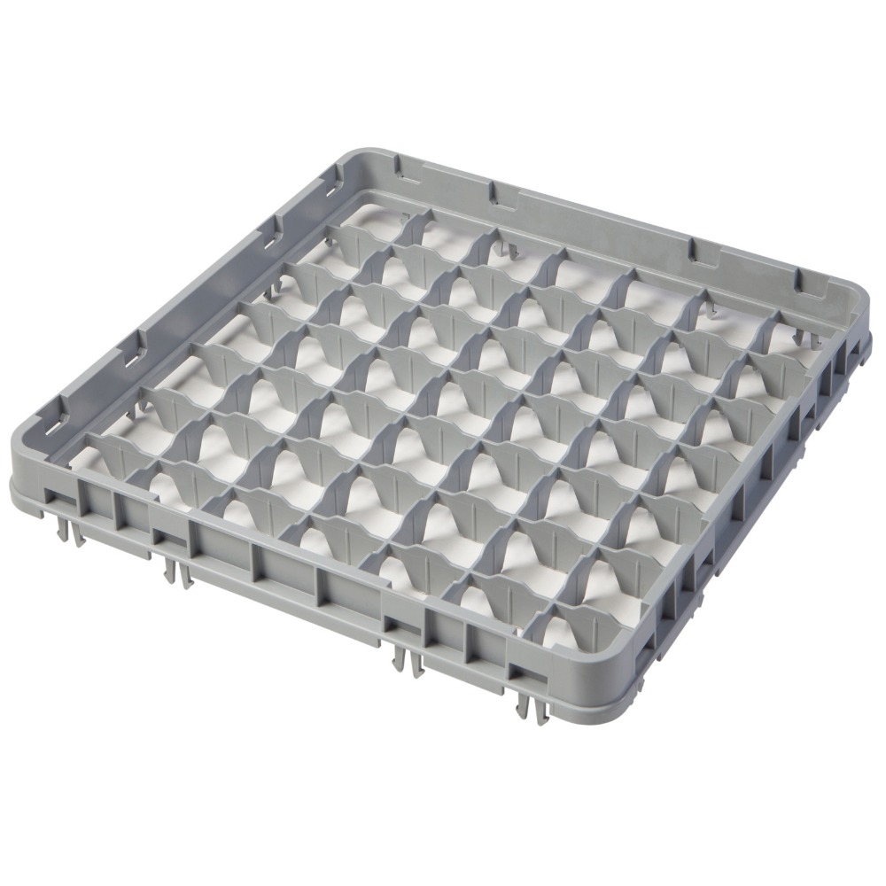 Насадка для корзин Half Drop 500x500 мм, серая, модель E2, 49 перегородок, Cambro
