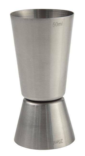 Jigger – bartendermått, 25/50 ml, Bar up, ø43x(H)85 mm