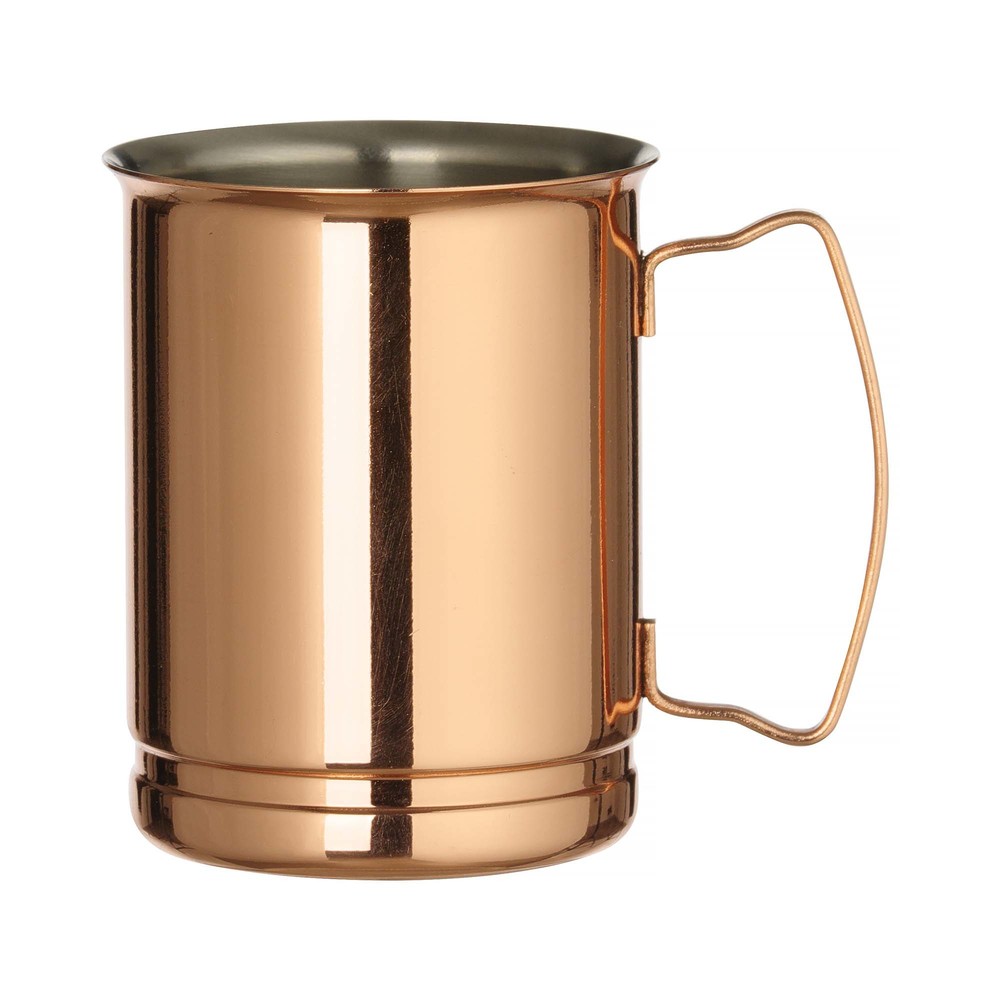 Mugs copper plated, Bar up, Beer mug, 0,4L, Copper, o85x(H)105mm