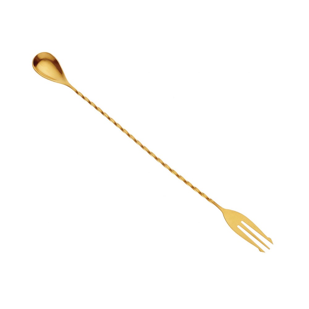 Klassisk bartendersked i guld, 315 mm