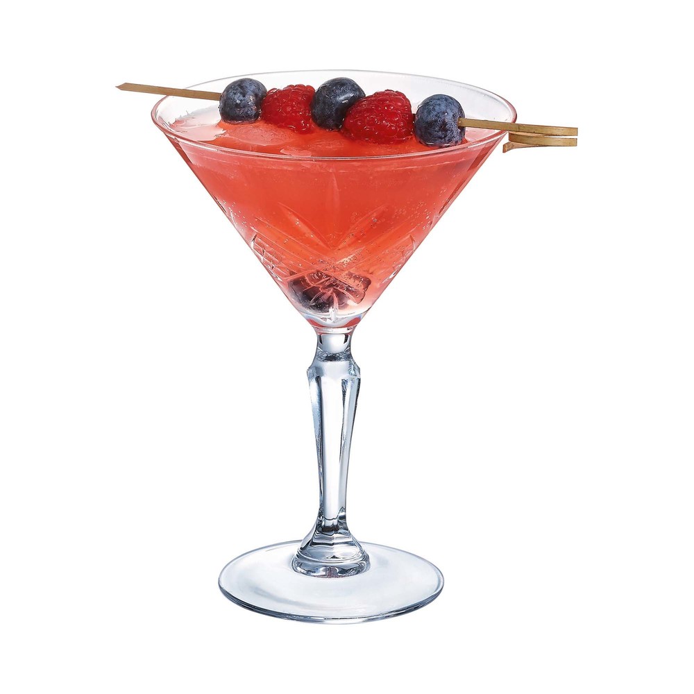 Sklenená pohár na martini Broadway 210 ml