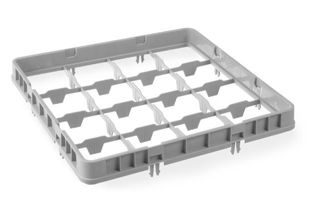 Rozšírenie pre košík typu 2 Amerbox, max. hrúbka skla: 109 mm – 16 prvkov