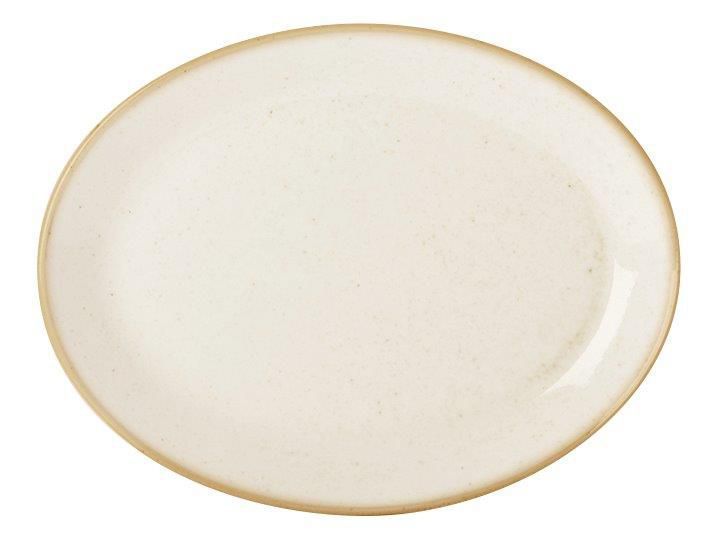 Oval tallrik Sand 240x190 mm