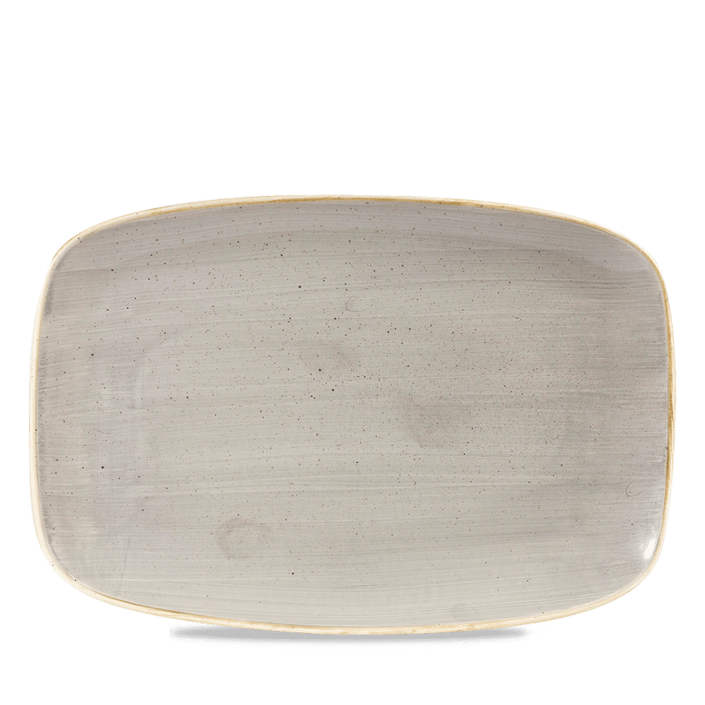 Talerz podłużny szefa kuchni Stonecast Grey, 300 mm x 200 mm [ru]