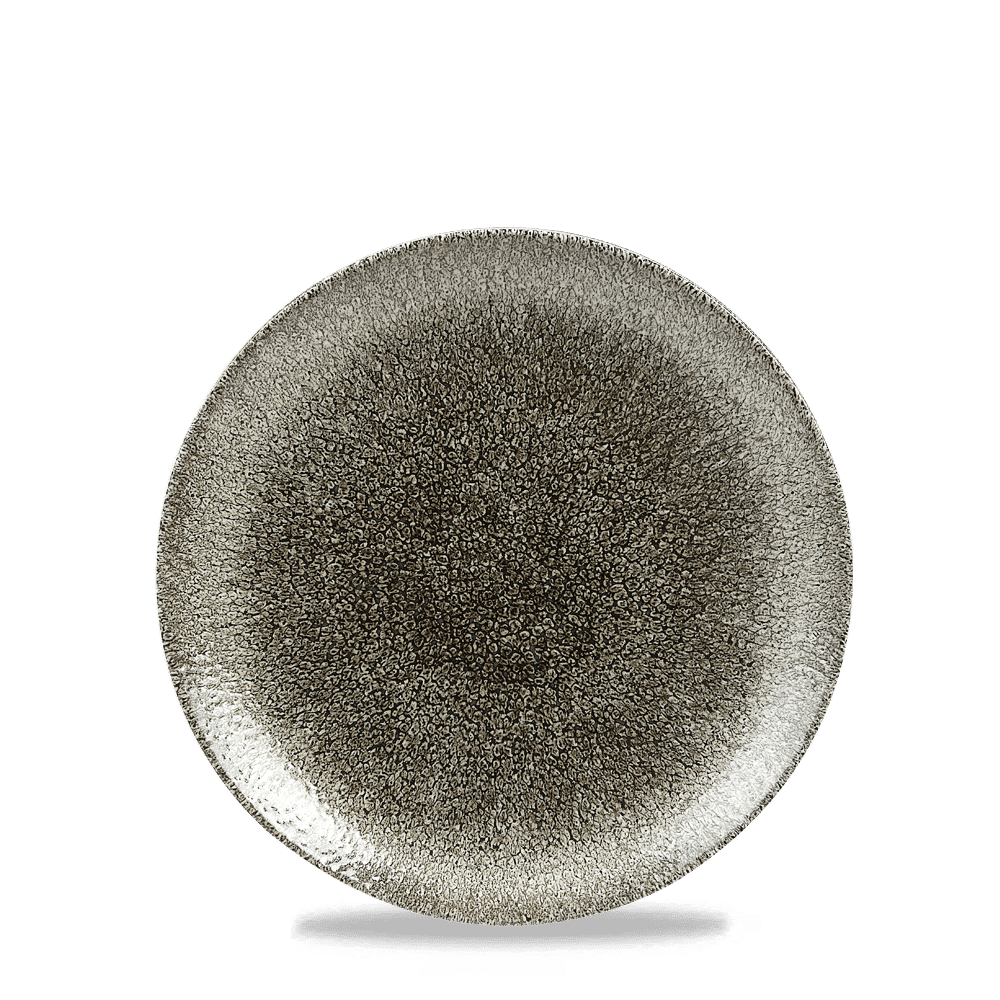 Talerz płytki coupe Quartz Black Raku, 170mm