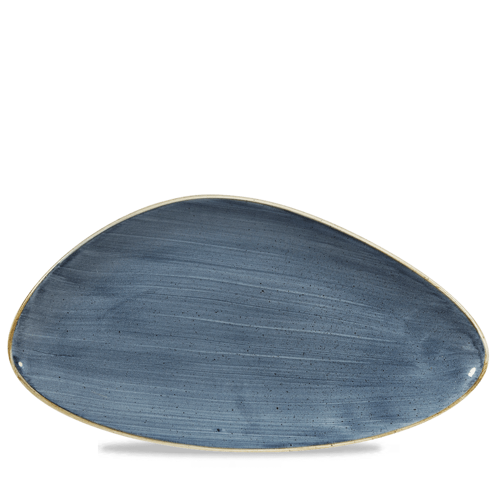 Talerz prezentacyjny trójkątny Stonecast Blueberry 355x188 mm [de]