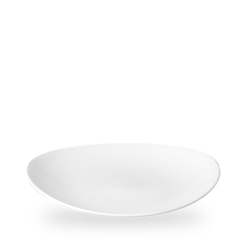 Talerz owalny coupe Orbit White, 320x260mm