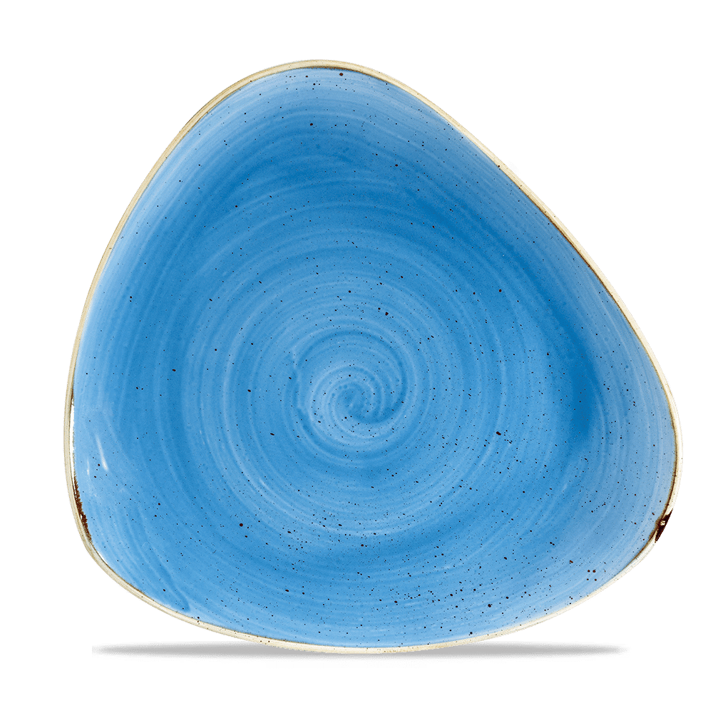 Flacher Teller Stonecast Cornflower Blue, 300 mm