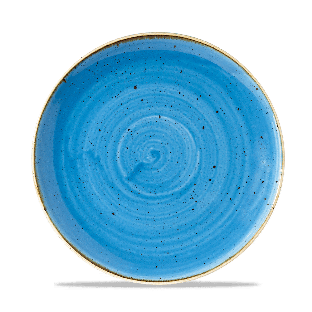 Talerz płytki coupe Stonecast Cornflower Blue, 220mm