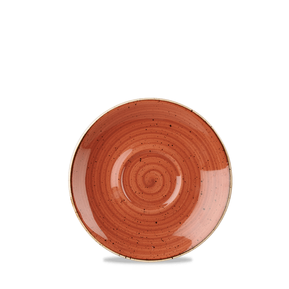 Spodek do filiżanki do cappuccino Stonecast Spiced Orange 156 mm [cz]
