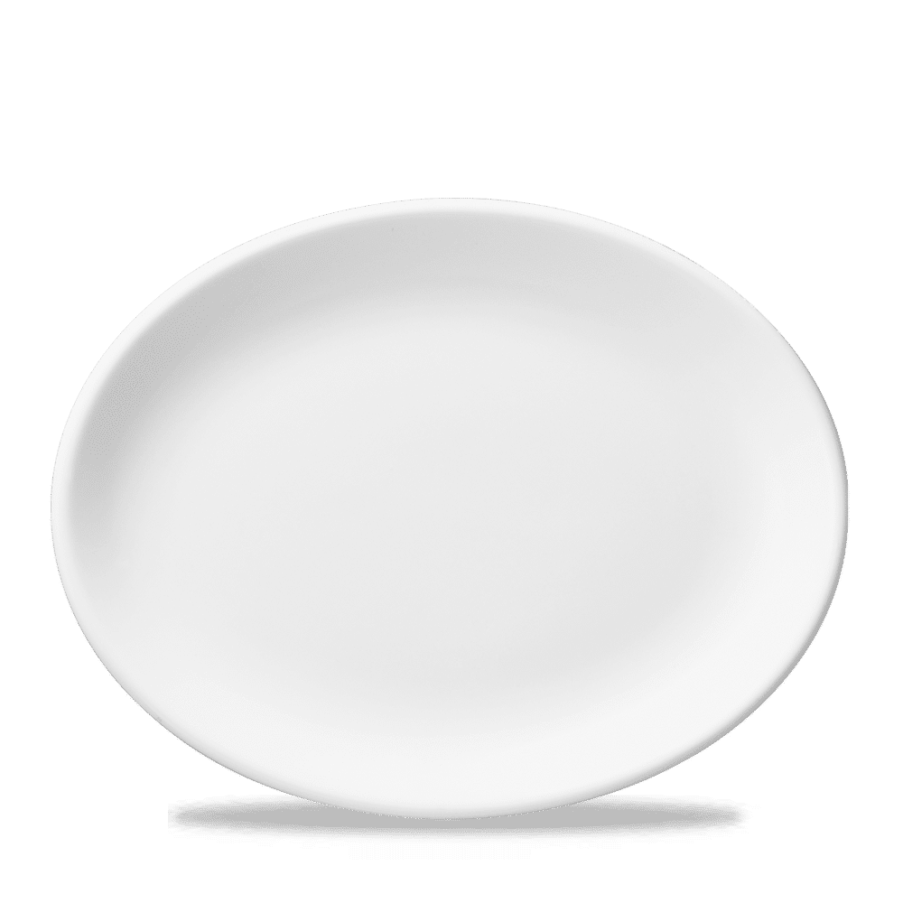 Talerz owalny White, 360 mm