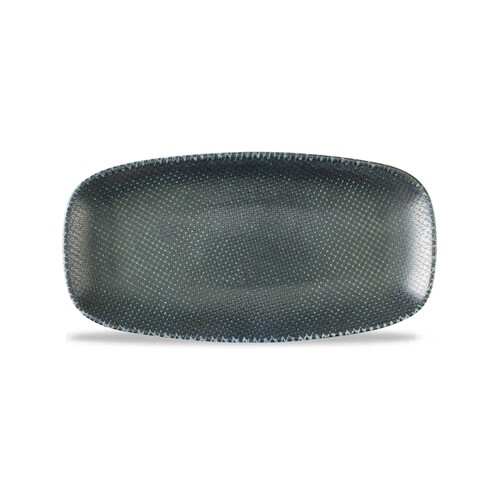 Zdjęcie do Talerz prostokątny Astro Metallic Blue, 300x150mm 1