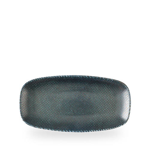 Zdjęcie do Talerz prostokątny Astro Metallic Blue, 300x150mm 1