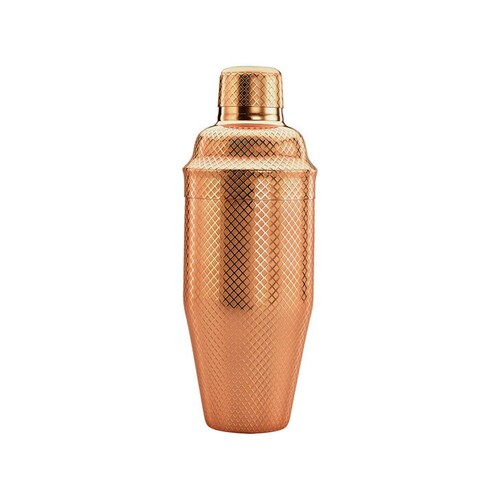 Fotografie pro 3dílný barový šejkr v japonském stylu Diamond Lettice, měď, BarFly 700 ml 1