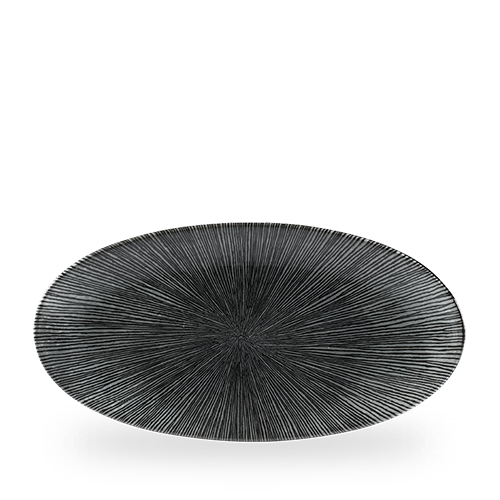 Изображение для Talerz owalny szefa kuchni Studio Prints Agano Black, 347x170mm [ru] 1