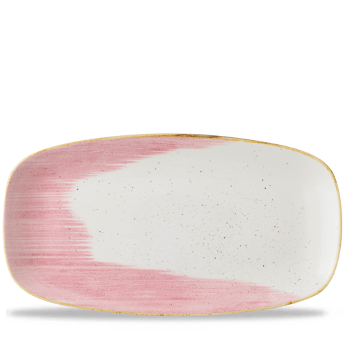 Zdjęcie do Talerz podłużny szefa kuchni Stonecast Accents Petal Pink, 360x190mm 1