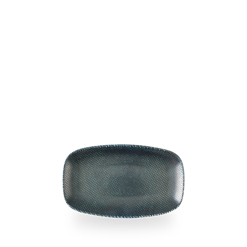 Zdjęcie do Talerz podłużny Astro Metallic Blue, 200x120mm 1