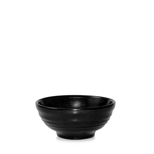 Zdjęcie do Misa na przekąski ryflowana Metallic Black, 120x60mm, 280ml 1