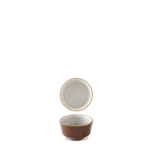 Fotografia pre Cinnamon Brown Barley White  Kochi Dip Pot 2Oz [sk] 1