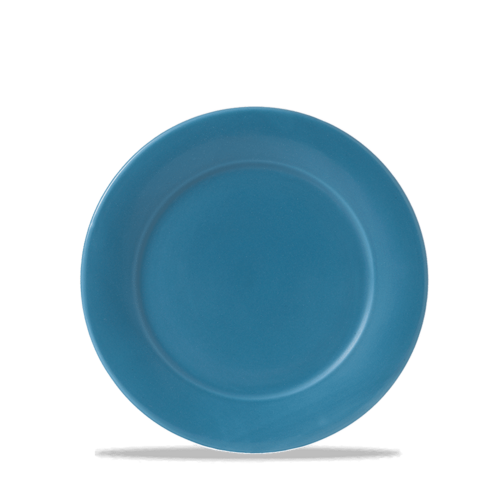 Foto für Blue Glaze Mid Rim Plate 8" [de] 1