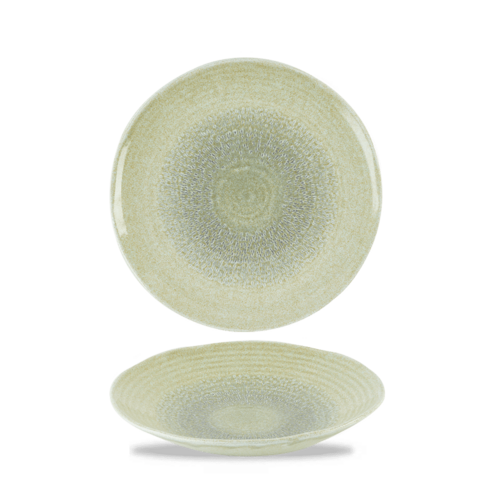Zdjęcie do Misa coupe o organicznym kształcie Harvest Grain Speckle Green, 250mm, 800ml 1