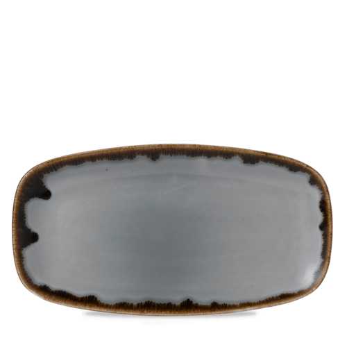 Zdjęcie do Talerz podłużny szefa kuchni Harvest Grey, 360x190mm 1