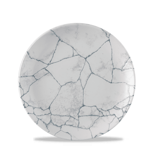 Bild för Talerz płytki coupe Studio Prints Kintsugi Pearl Grey, 220mm [se] 1