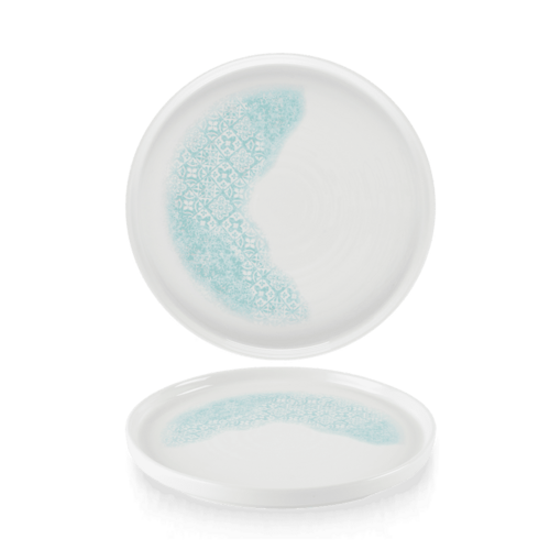Fotografia pre Med Tiles Aquamarine  Walled Plate 8.25" [sk] 1