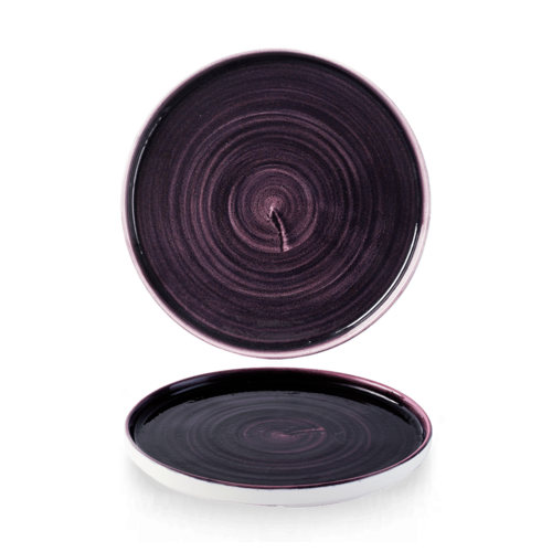 Fotografie pro Stonecast Patina Deep Purple  Walled Plate 8.25" [cz] 1