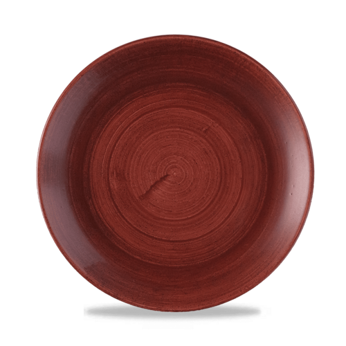 Fotografia pre Stonecast Patina Red Rust Evolve Coupe Plate 8.67" [sk] 1