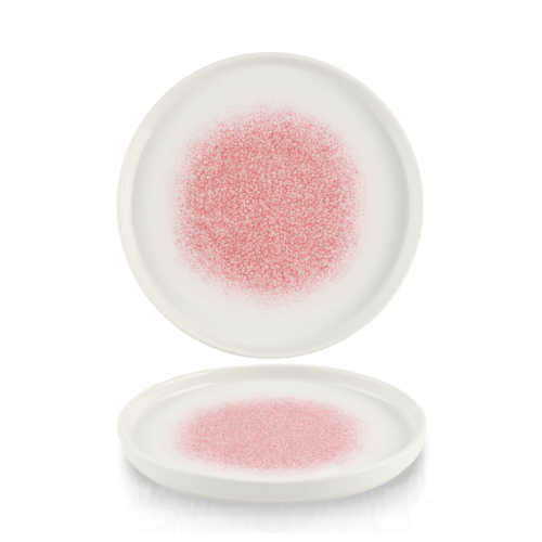 Fotografia pre Raku Pink Quartz  Walled Plate 8.25" [sk] 1