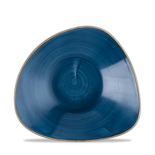 Photo for Stonecast Java Blue triangular bowl, 240 mm 1