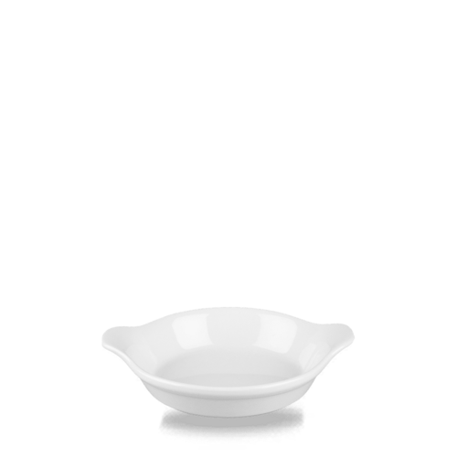 Изображение для Naczynie do zapiekania okrągłe na jajka z uszami White, 125x152mm, 180ml [ru] 1