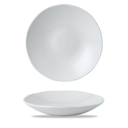 Photo for Dudson White Organic Shape Coupe Bowl, 280mm, 1350ml 1
