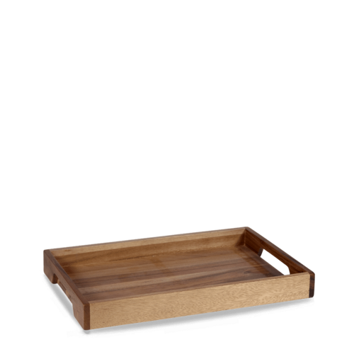 Изображение для Taca z pełną podstawą z uchwytami drewniana, 400x260mm [ru] 1