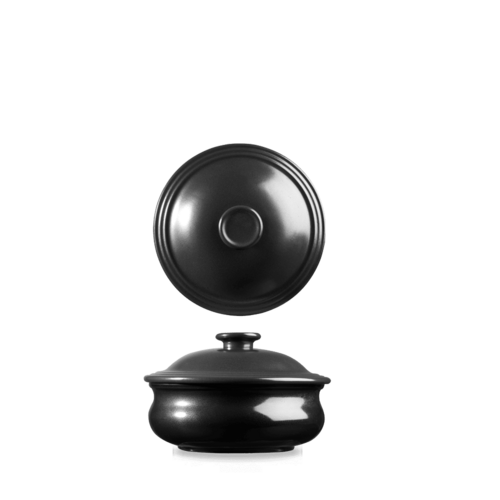 Изображение для Garnek z pokrywką Rustics Black Sparkle, 140mm, 430ml [ru] 1
