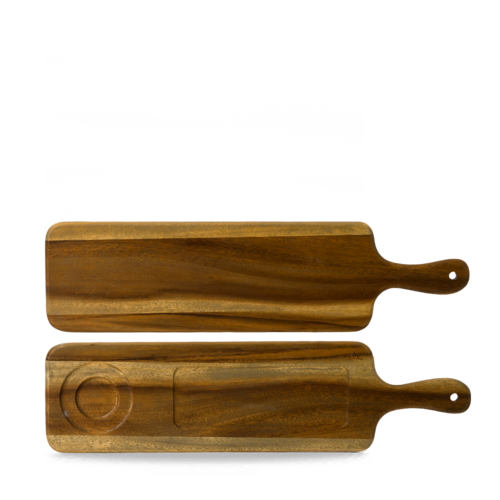 Bild för Deska drewniana z uchwytem, prostokątna, 550x150mm [se] 1