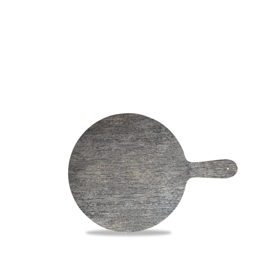 Bild för Deska prezentacyjna z uchwytem okrągła Distressed Wood, 500x320mm [se] 1