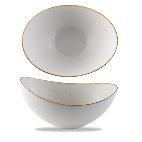 Photo for Stonecast Moonstone melamine buffet bowl, 360x250x180mm, 5000ml 1