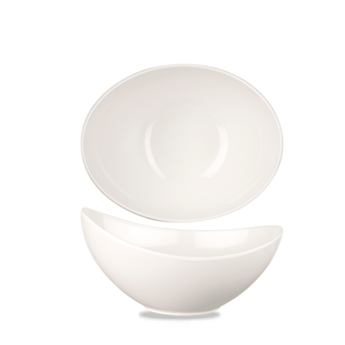 Photo for Moonstone White melamine bowl, 200x160x100mm, 600ml 1