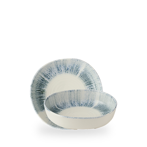 Photo for Lyra Blue organic-shaped bowl, 200mm 1