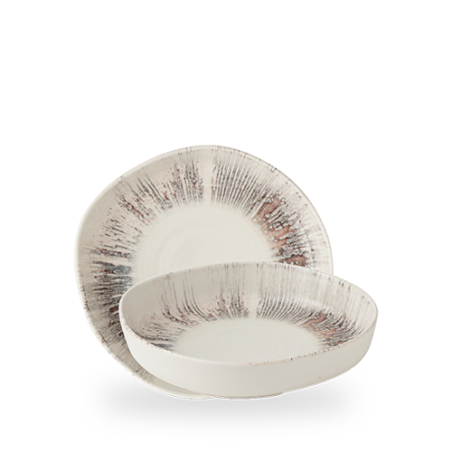 Photo for Lyra Pink organic-shaped bowl, 230 mm 1