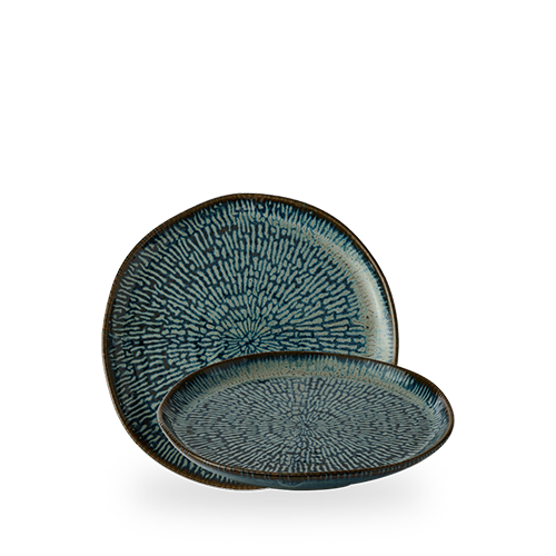 Photo for Cascade Sapphire Blue natural plate, 220 mm 1