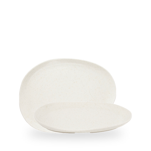 Изображение для Półmisek o organicznym kształcie Stonecast Barley White, 260x200mm [ru] 1
