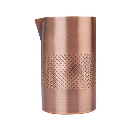 Photo for Diamond Lattice double wall mixing glass antique copper, 621 ml 1