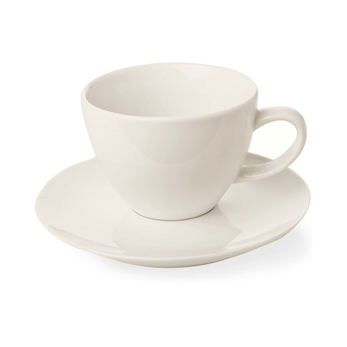 Zdjęcie do Filiżanka elegancka ze spodkiem do kawy i herbaty Crema 230 ml 1